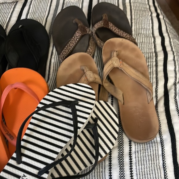 Lot of 8 flip flops - Picture 4 of 9